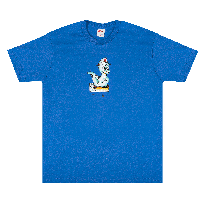 Pre-owned Supreme Dinosaur Tee 'royal' In Blue