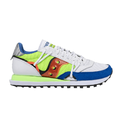 Pre-owned Saucony Jazz Dst 'abstract Collection - Blue Lime' In White