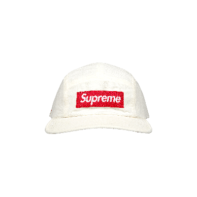 Pre-owned Supreme Gore-tex Corduroy Camp Cap 'white'