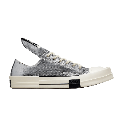 Pre-owned Converse Rick Owens X Turbodrk Chuck 70 Low 'silver Lacquer'