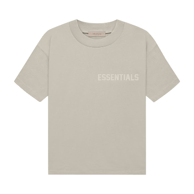Pre-owned Essentials Fear Of God  Short-sleeve Tee 'smoke' In Grey