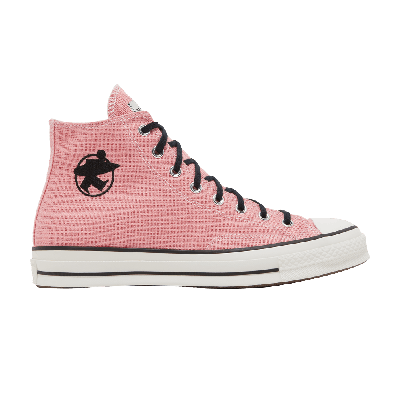 Pre-owned Converse Stussy X Chuck 70 High 'surfman' In Pink