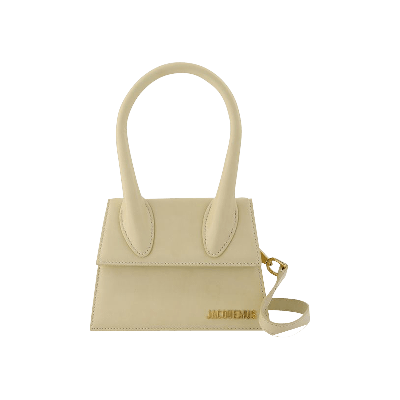 Pre-owned Jacquemus Le Chiquito Moyen 'beige' In Tan