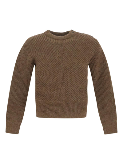 Bottega Veneta Riverbed Sweater In Grey