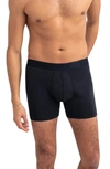 Saxx Droptemp™ Cooling Cotton Slim Fit Boxer Briefs In Black