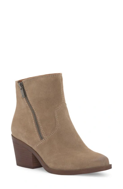 Lucky Brand Wallinda Pointed Toe Bootie In Dune Oilsue