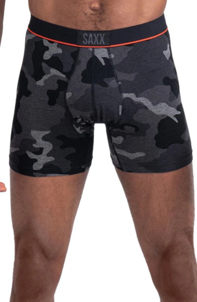 Saxx Vibe Super Soft Slim Fit Boxer Briefs In Supersize Camo