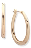 LAURÈN LAUREN RALPH LAUREN OVAL HOOP EARRINGS