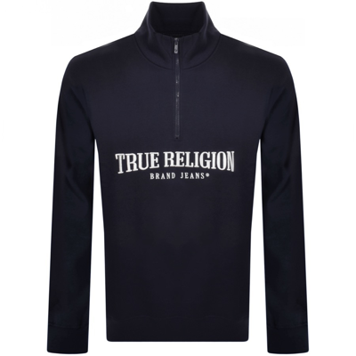 True Religion Relaxed Sweatshirt Navy