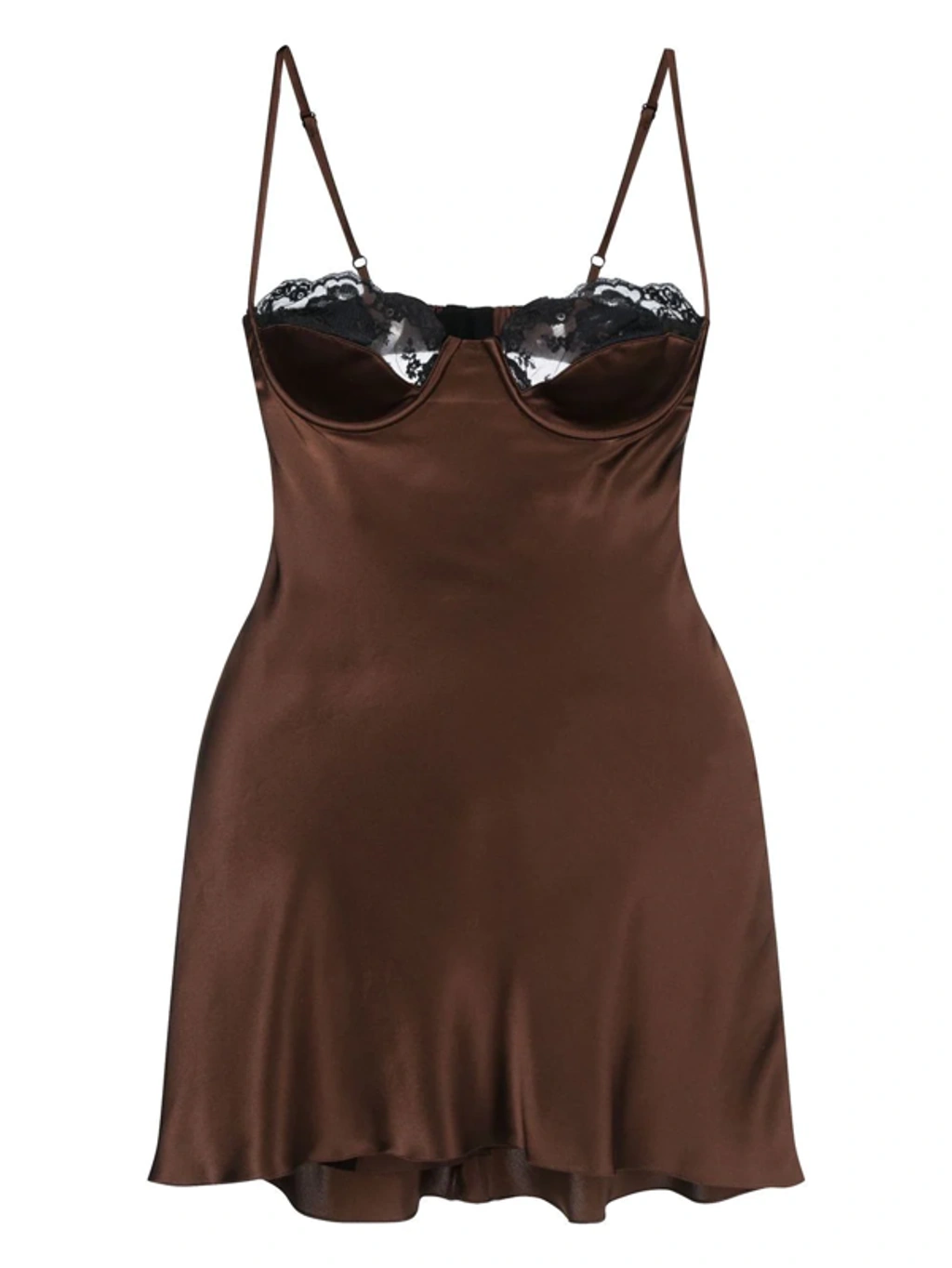 mirror palais brown dress Mirror Palais Slip Mini Dress In Brown