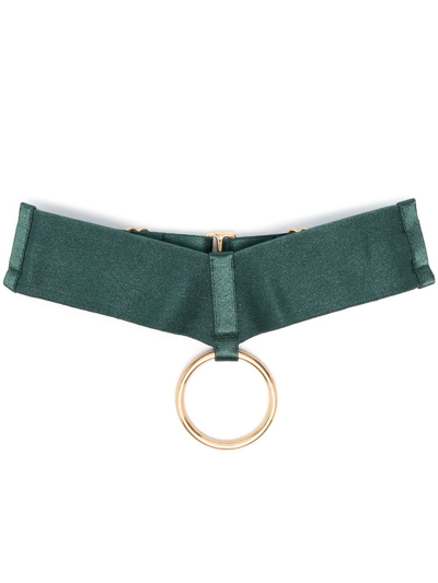 Bordelle Kora Bondage Collar In Green