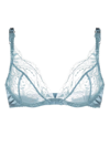 Fleur Of England Lace Plunge Bra In Blue