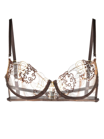 Ihuoma Divine Feminine Balconette Bra In Brown