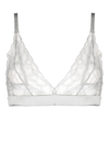 Fleur Of England Sigrid Non-wired Bralette In Grey