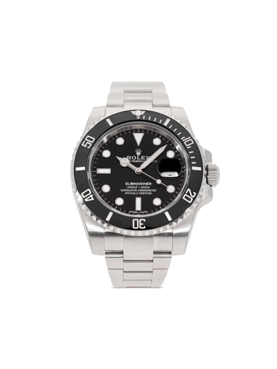 Pre-owned Rolex 2018  Submariner Date 40mm In Black