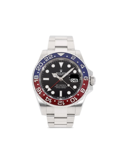 Pre-owned Rolex 2022  Gmt-master Ii 40mm In Black