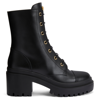 Giuseppe Zanotti Malakhy Lace-up Leather Boots In Black