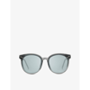 Gentle Monster Sixbears-01 Six Bears Rectangle-frame Acetate Sunglasses In Grey
