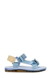 Melissa Papete Rider Sandal In Blue/ Yellow