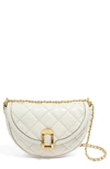 Aimee Kestenberg You're A Star Leather Crossbody Bag In Vanilla Ice Quilted