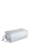 Royce New York Personalized Small Toiletry Bag In Silvereboss