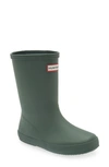 Hunter Kid's Classic Leather Rain Boots, Baby/toddler/kids In Green