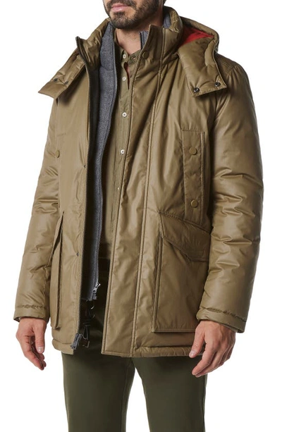 Marc New York Men's Oxley Tumbled Resin Parka Jacket In Birch