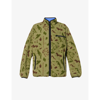 Billionaire Boys Club Camouflage-pattern Reversible Shell And Fleece Jacket In Purple