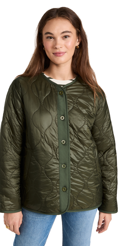 Velvet Marissa Quilted Nylon Jacket In Army