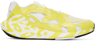 Adidas By Stella Mccartney Ultraboost 22 Primeknit And Vegan Leather Sneakers In Yellow