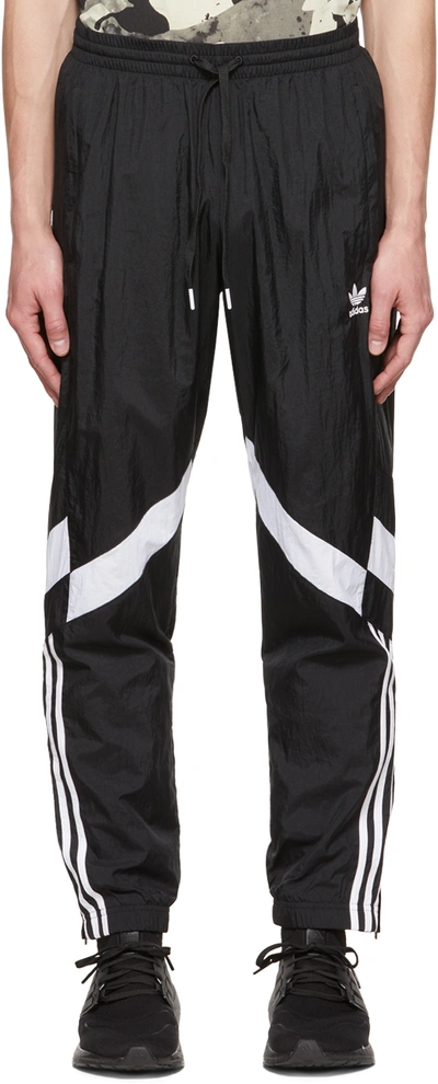 Adidas Originals Rekive Panelled Tapered Sweatpants In Black