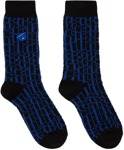 Ader Error Black Logo Socks