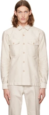 TOM FORD OFF-WHITE BUTTONED SHIRT