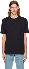Theory Round Neck T-shirt In Black