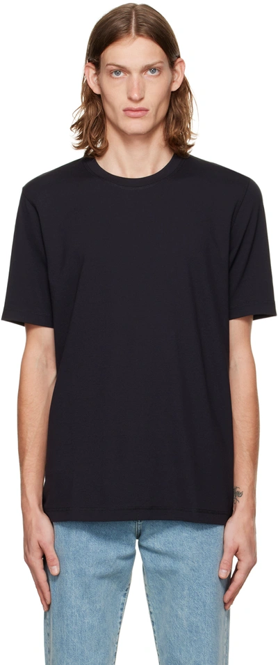 Theory Round Neck T-shirt In Black