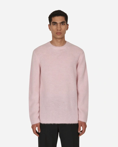 Comme Des Garçons Homme Deux Comme Des Garçons Homme Plus Crewneck Knitted Sweater In Pink