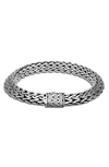 John Hardy Classic Chain Sterling Silver Medium Bracelet In Silver