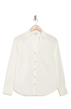 JACLYN SMITH SOLID BUTTON-UP SHIRT