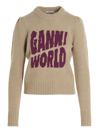 GANNI GANNI WORLD SWEATER