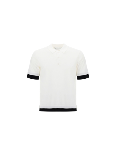 Neil Barrett Polo Shirt In White