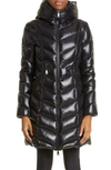 MONCLER MONCLER MARUS QUILTED DOWN HOODED PUFFER COAT