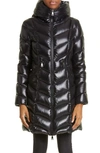 Moncler Doudoune Longue Marus In Black