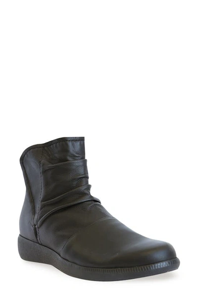 Munro Scout Water Resistant Bootie In Black Leather