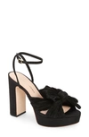 Loeffler Randall Women's Roz Ankle Strap Platform High Heel Sandals In Black