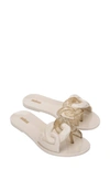 Melissa Women's Jelly Chain Slide Sandals In Beige