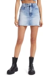 Good American Denim Miniskirt In Indigo301