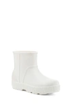 Ugg Drizlita Genuine Shearling Lined Rain Boot In Bright White