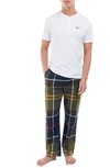 BARBOUR STIRLING SHORT SLEEVE STRETCH COTTON PAJAMAS