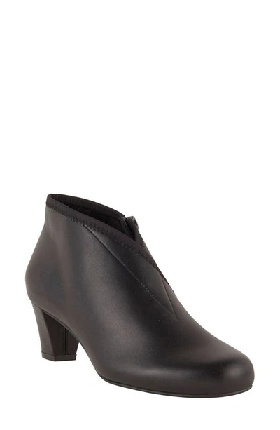 David Tate Anna Bootie In Black/black