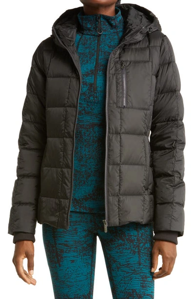 Zella Responsible Down Hooded Jacket In Black